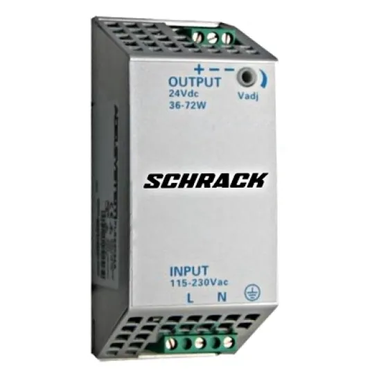 Захранване Schrack Technik електронно  230 V, 24 DC V, 72 VA