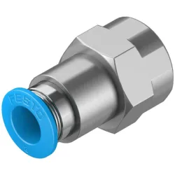 Съединител Festo пневматичен шлаух - резба 1/4, шлаух 8 мм, QSF-1/4-8-B Съединител Festo пневматичен шлаух - резба 1/4, шлаух 8 мм, QSF-1/4-8-B