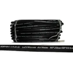 Маркуч Semperit каучуков за въздух и вода с текстилна армировка 10 мм, нагнетателен, 20 bar, PLW20
