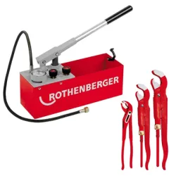 Помпа Rothenberger за изпитване на налягане ръчна комплект с ключове 60 bar, 1/2 , RP 50 Помпа Rothenberger за изпитване на налягане ръчна комплект с ключове 60 bar, 1/2 , RP 50