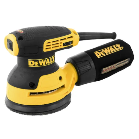 Шлайф DeWALT орбитален с плавно регулиране ф 125 мм, 280 W, 8000-12 000 об./мин, DWE6423