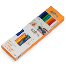 Патрон Steinel Tools DIY за топло лепене за декорация 7х150 мм, цветове асорти, 16 бр. Патрон Steinel Tools DIY за топло лепене за декорация 7х150 мм, цветове асорти, 16 бр.