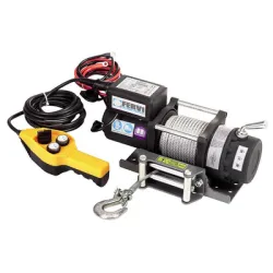 Лебедка Fervi електрическа 2 т, 2400 W, 14.5 м, 6.4 мм, 0630/2200 Лебедка Fervi електрическа 2 т, 2400 W, 14.5 м, 6.4 мм, 0630/2200