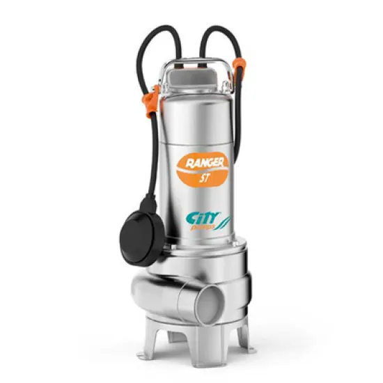 Помпа City Pumps потопяема за фекални и отпадни води 3-24 м3/ч, 10.5-2 м, 1 1/2 , RANGER 10/35M ST Помпа City Pumps потопяема за фекални и отпадни води 3-24 м3/ч, 10.5-2 м, 1 1/2 , RANGER 10/35M ST