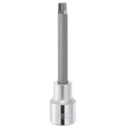 Вложка Expert милиметрова външен 12-стен удължен М10 х 1/2, 120 мм Вложка Expert милиметрова външен 12-стен удължен М10 х 1/2, 120 мм