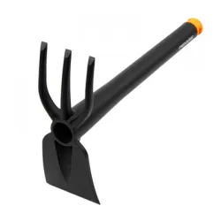 Мотика Fiskars щанцована с къса дръжка 359 мм, 3 z, трапецовидна, Solid Мотика Fiskars щанцована с къса дръжка 359 мм, 3 z, трапецовидна, Solid
