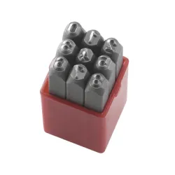 Цифри Fervi за ръчно набиване комплект 9 бр., 4 мм, P012/N04 Цифри Fervi за ръчно набиване комплект 9 бр., 4 мм, P012/N04