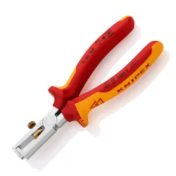 Клещи Knipex електротехнически за сваляне на изолация с регулиращ винт 160 мм, 0.5-10 мм2, 11 06 160 Клещи Knipex електротехнически за сваляне на изолация с регулиращ винт 160 мм, 0.5-10 мм2, 11 06 160