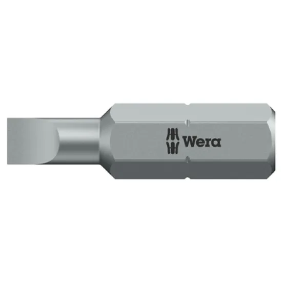 Накрайник бит Wera SB плосък  SB0.5, 1/4'', 25 мм, 800/1 Z