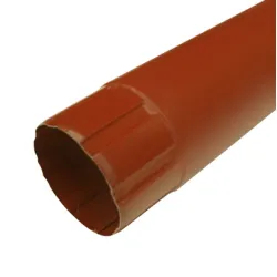 Тръба Bravo International водосточна  ф 90 мм, 3 м, керамик мат, поцинкована ламарина, Bel Rain