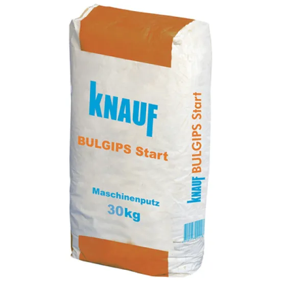 Мазилка Knauf гипсова машинна 30 кг, бяла, Bulgips Start