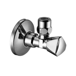 Кран Schell кеклов метален ъглов ф 10 мм x 1/2 х 3/8, резба М <> резба М