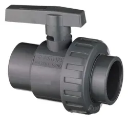 Кран Astore сферичен с холендър PVC за високо налягане 1/2, тръба <> тръба, 1V301 Кран Astore сферичен с холендър PVC за високо налягане 1/2, тръба <> тръба, 1V301