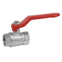 Кран Ferro сферичен метален 1 1/4, резба Ж <> резба Ж, KPS