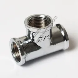 Тройник Remer хромиран за водопровод 3/8, 453 Тройник Remer хромиран за водопровод 3/8, 453