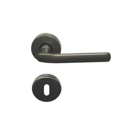 Дръжка Sonico реверсивна за обикновена брава с розетка антик Дръжка Sonico реверсивна за обикновена брава с розетка антик