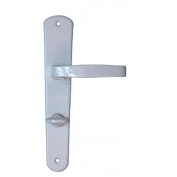 Дръжка Sonico за сервизна брава с цял шилд 232 мм, 90 мм, бяла, Classico Дръжка Sonico за сервизна брава с цял шилд 232 мм, 90 мм, бяла, Classico