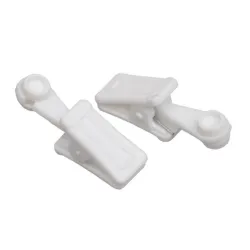 Щипка Karpol за корниз с колелца бяла, 30 бр.