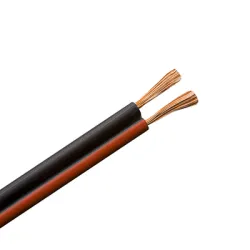 Кабел BG инсталационен ШВПЛ-А / H03VH-H, 2x0.50 мм2, черно-червен Кабел BG инсталационен ШВПЛ-А / H03VH-H, 2x0.50 мм2, черно-червен