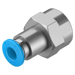 Съединител Festo пневматичен шлаух - резба 1/4, шлаух 6 мм, QSF-1/4-6-B Съединител Festo пневматичен шлаух - резба 1/4, шлаух 6 мм, QSF-1/4-6-B