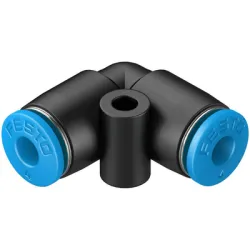 Съединител Festo пневматичен шлаух - шлаух Г-образен 4 мм, 4 мм, QSL-4 Съединител Festo пневматичен шлаух - шлаух Г-образен 4 мм, 4 мм, QSL-4