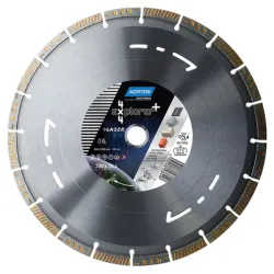 Диск Norton диамантен за сухо и мокро рязане универсален 350x25.4x3.2 мм, 12 мм, Explorer 4x4