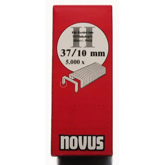 Скоби Novus за такери  10.6х0.75x8 мм, 5000 бр., Type H37