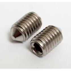 Винт Vipa стопорен с вътрешен 6-стен и конусен връх M5x8 мм, 0.8 мм, 7.0, A2, DIN 914 Винт Vipa стопорен с вътрешен 6-стен и конусен връх M5x8 мм, 0.8 мм, 7.0, A2, DIN 914