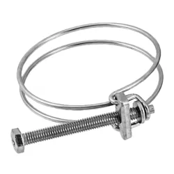 Скоба Сонико за водни съединения поцинкована телена ф 53.5-60 мм