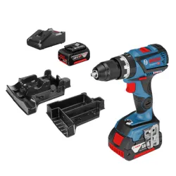 Бормашина винтоверт Bosch акумулаторна ударна 18 V, 5 Ah, 60 Nm, 1.5-13 мм, GSB 18V-60 C Бормашина винтоверт Bosch акумулаторна ударна 18 V, 5 Ah, 60 Nm, 1.5-13 мм, GSB 18V-60 C