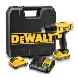 Винтоверт DeWALT акумулаторен  10.8 V, 2 Ah, 24 Nm, 1-10 мм, DCD710D2
