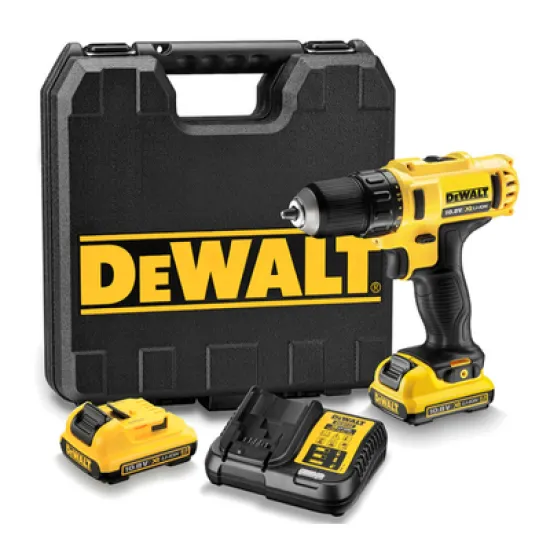 Винтоверт DeWALT акумулаторен  10.8 V, 2 Ah, 24 Nm, 1-10 мм, DCD710D2