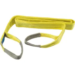 Сапан Haklift полиестерен двуконечен плосък с уши 3 т, 4 м, жълт, SNV304