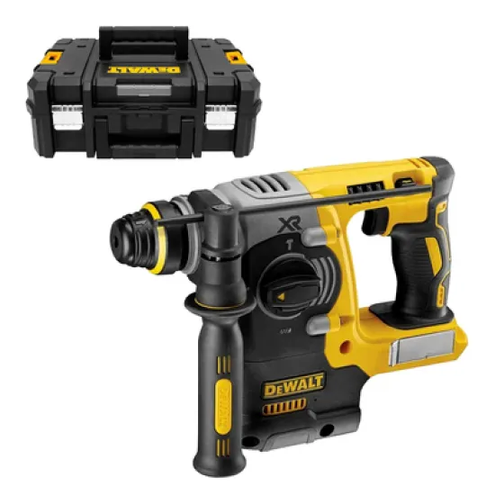 Перфоратор DeWALT акумулаторен безчетков без батерия и зарядно SDS-plus, 18 V, 2.1 J, DCH273NT