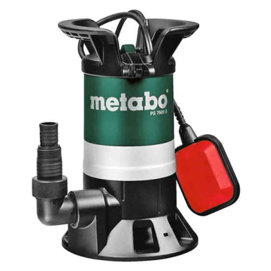 Помпа Metabo потопяема дренажна за мръсна вода  7.5 м3/ч, 5 м, 1 1/4 , 5 м, PS 7500 S