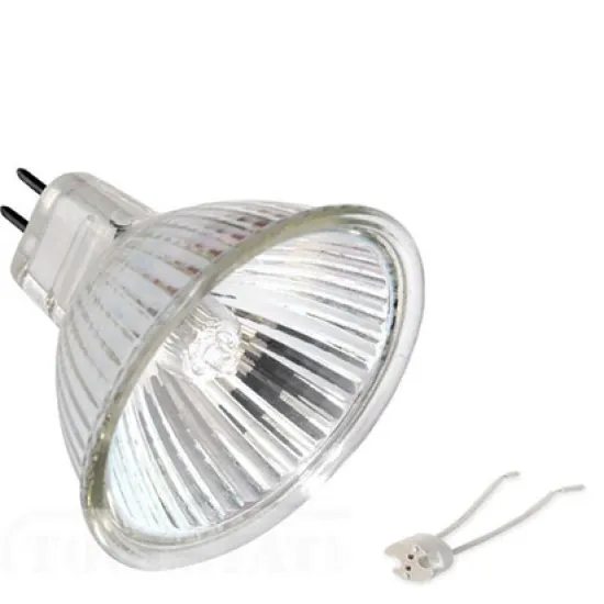 Лампа / крушка Philips халогенна  680 lm, 50 W, 12 V, GU5.3, 3000 K, топло бяла