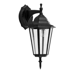 Лампа Vivalux градинска фенер  60 W, 230 V, E27, черна, Maribor WD001/BK