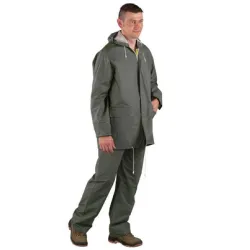 Дъждобран Coverguard костюм PVC размер XXXL, зелен Дъждобран Coverguard костюм PVC размер XXXL, зелен