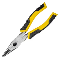 Клещи Stanley телефонни островърхи прави, с изолация 150 мм