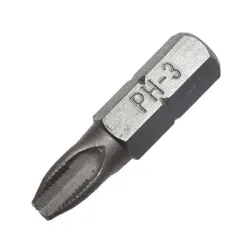 Накрайник бит Wekador PH Philips кръстат оребрен PH 3, 1/4, 25 мм Накрайник бит Wekador PH Philips кръстат оребрен PH 3, 1/4, 25 мм
