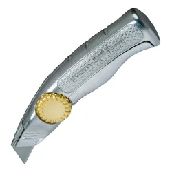 Нож Stanley макетен метален с трапецовидно фиксирано острие 140 мм Нож Stanley макетен метален с трапецовидно фиксирано острие 140 мм