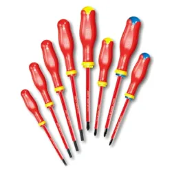Отвертка Usag комплект електротехнически 1000V VDE PH/PZ/SB 8 бр., 091 SH8