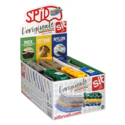 Четка SIT ръчна с пластмасова дръжка комплект 21 бр. 245 мм, Spid