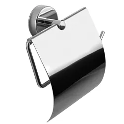 Поставка Kapitan за тоалетна хартия с капак неръждаема стомана, Modern Поставка Kapitan за тоалетна хартия с капак неръждаема стомана, Modern