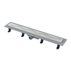 Сифон Alca Plast подов линеен със странично оттичане пластмасов 60x950 мм, ф 40 мм, правоъгълна решетка, APZ8-950M Simple Сифон Alca Plast подов линеен със странично оттичане пластмасов 60x950 мм, ф 40 мм, правоъгълна решетка, APZ8-950M Simple