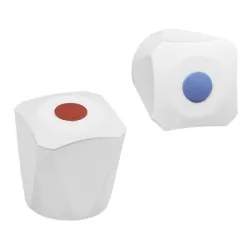 Ръкохватка Nikiplast за смесител пластмасова ситен шлиц, с винт, бяла ситен шлиц, с винт, бяла, C 200 Ръкохватка Nikiplast за смесител пластмасова ситен шлиц, с винт, бяла ситен шлиц, с винт, бяла, C 200