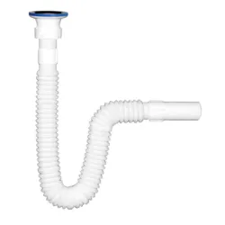 Сифон Nova Plastic за мивка гъвкав PVC разглобяем ф 32x64 мм, 700 мм