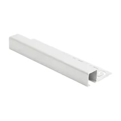 Лайстна Genesis за плочки алуминиева външен ъгъл квадратна 10 мм, 2.5 м, светло сребро, TDG Лайстна Genesis за плочки алуминиева външен ъгъл квадратна 10 мм, 2.5 м, светло сребро, TDG