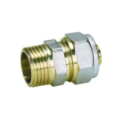 Съединител General Fittings за Pex-Al-Pex тръби прав, мъжки ф 32 мм x 1, 10 bar