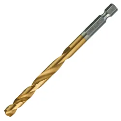 Свредло Milwaukee за метал стандартно 7 мм, 66/109 мм, HSS-G TiN, Shockwave Red Hex Свредло Milwaukee за метал стандартно 7 мм, 66/109 мм, HSS-G TiN, Shockwave Red Hex